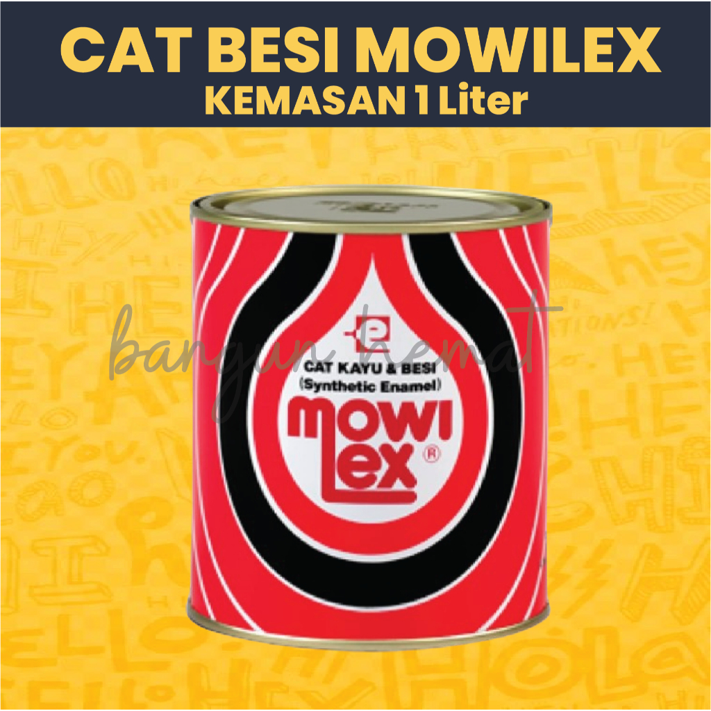 

Mowilex Cat Kayu & Besi 1L - Warna Hitam Dan PUTIH Tahan Lama & Kuat