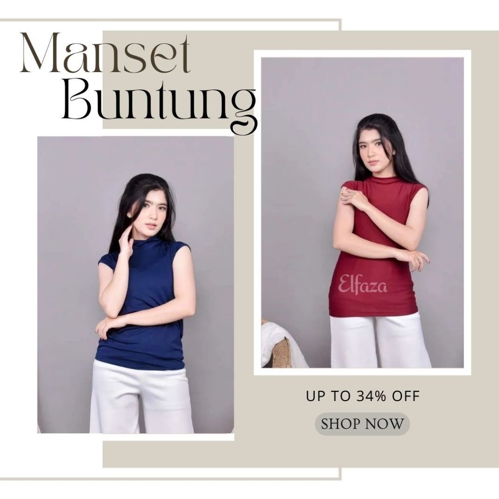 Inner manset tanpa lengan wanita manset buntung lekbong bahan adem