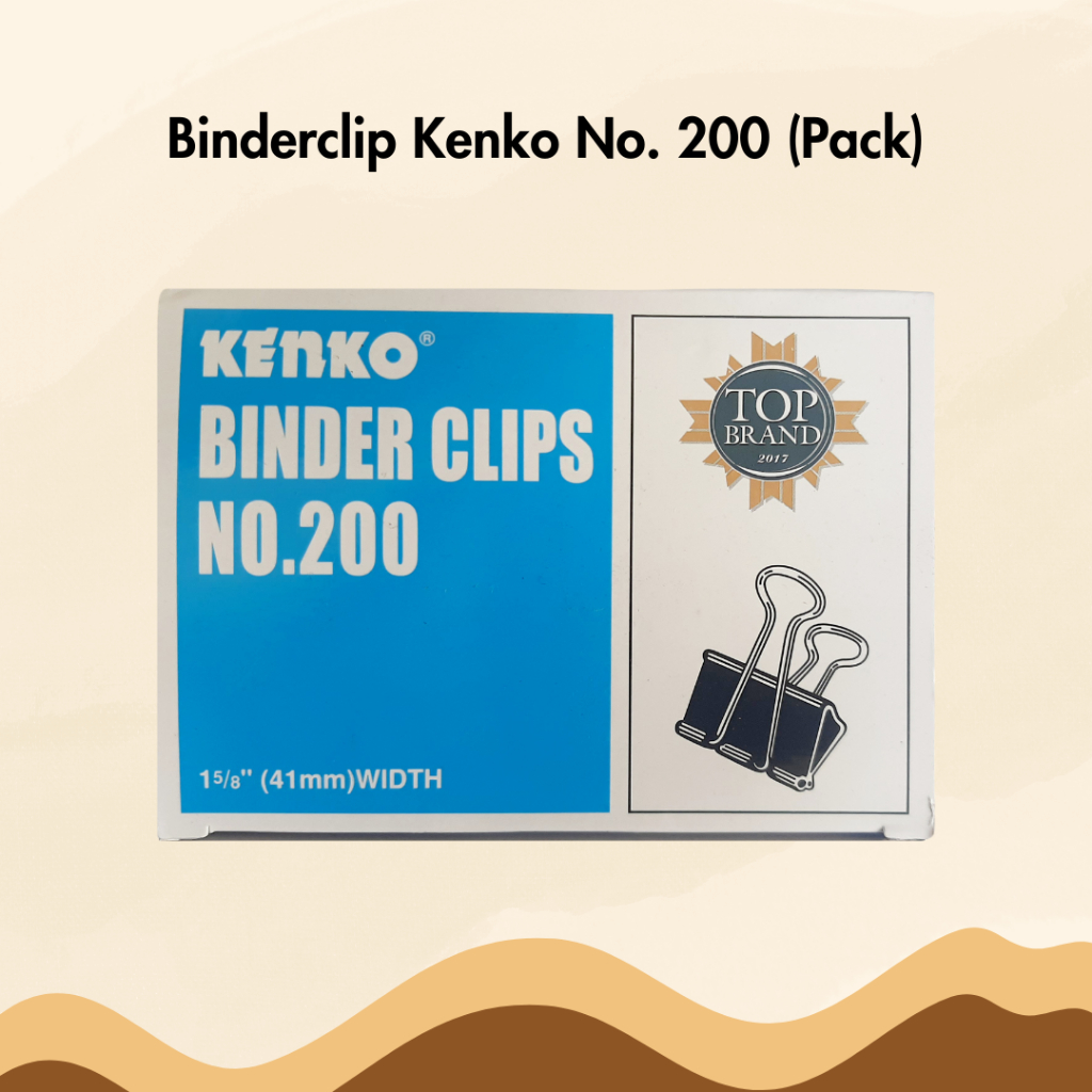 

Binder Clip Kenko No 200 1 Pack Paper Clips Penjepit Klip Kertas