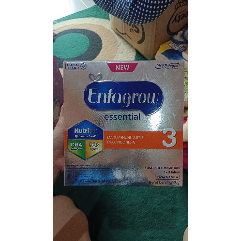 

Enfagrow essential 3 Vanilla 240 gr, beli semua dapat diskon