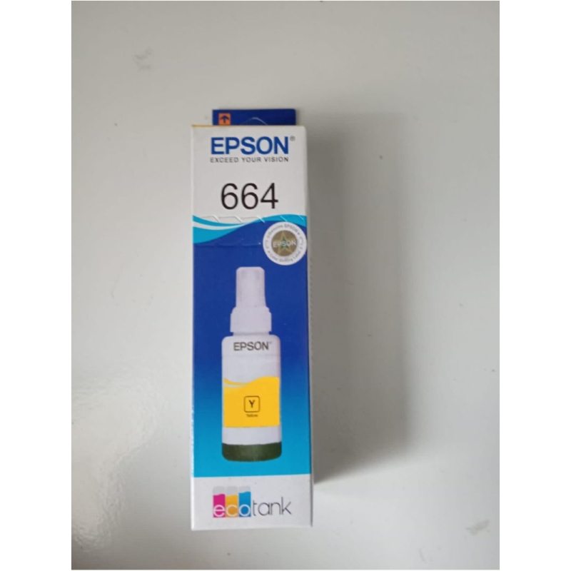 Tinta Epson 664 Original Satuan Warna BK Y C M For Untuk Printer Series L100,,L110,,L120,,L200,,L210