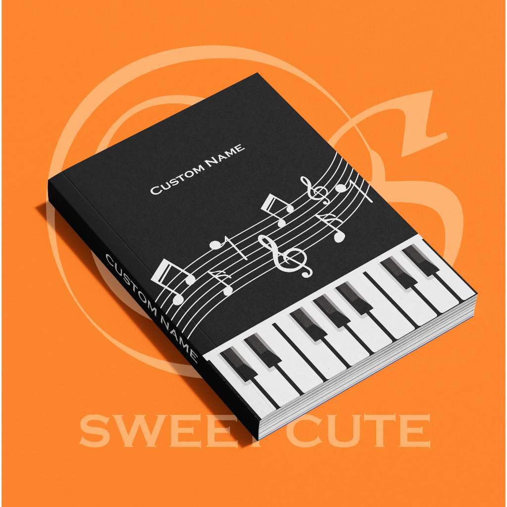 

[Soft Cover] 008 Buku Tulis Polos Custom Nama A5 Buku catatan estetik Isi 100 lembar