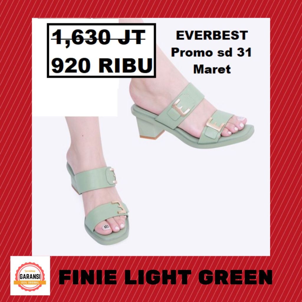 Sepatu heels wanita EVERBEST SERI FINIE ORIGINAL 100%