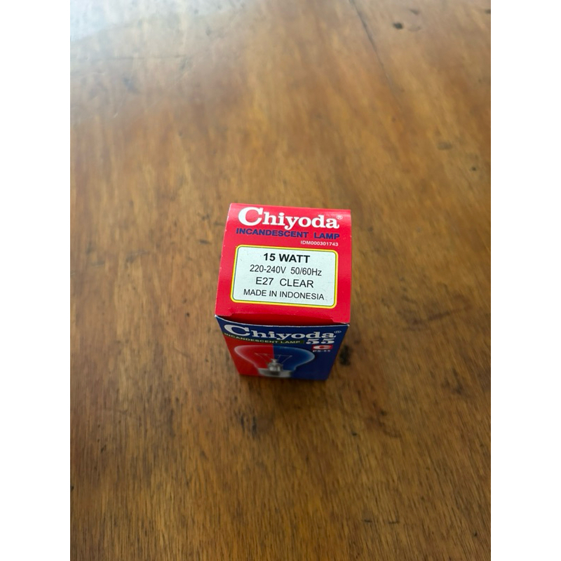 lampu pijar chiyoda 15watt clear ps-55