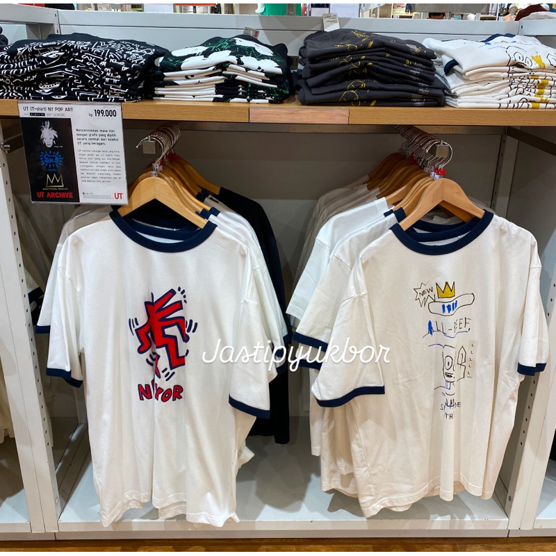 Uniqlo Tshirt Kaos UT Andy Warhol x Keith Haring x Basquiat
