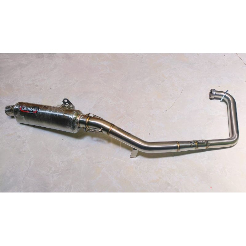 Knalpot Creampie Scorpio CP3 Oval Bulat Original Creampie Original Yogyakarta