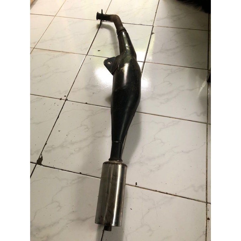 Knalpot fizr f1zr fiz r f1z r asli perut hitam original sudah bobokan bedelan prepet AHM