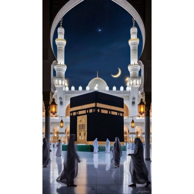poster cetak jumbo kabah hiasan dinding kabah macam macam ukuran