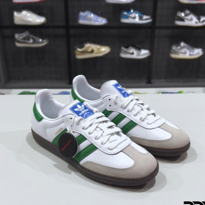 Adidas Samba OG White Green Original