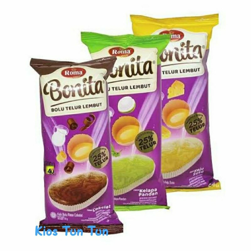 

Roma Bonita bolu telur lembut 40gr