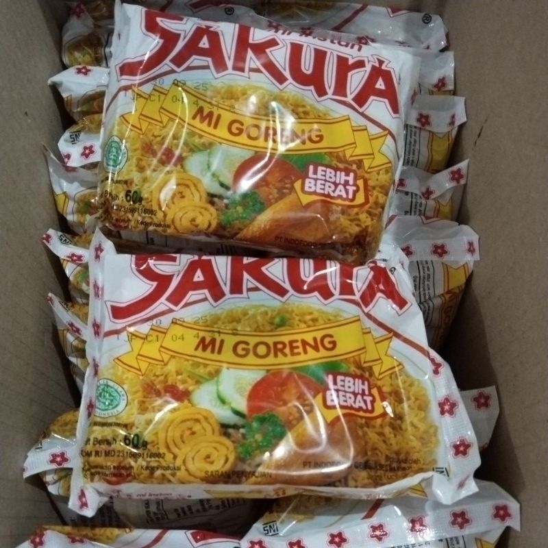 

Sakura Mi Goreng Instant paket isi 5 pcs