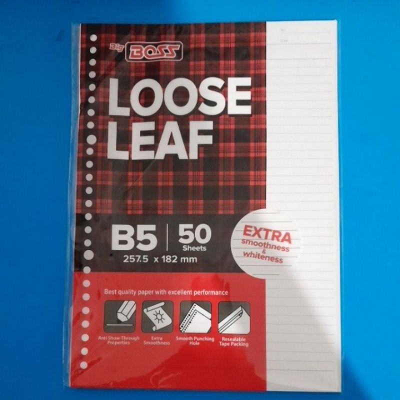 

isi binder Big boss garis ukuran B5(50lbr)