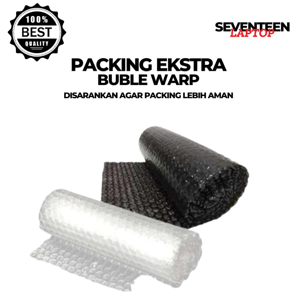 

BUBBLE WRAP TAMBAHAN PACKING MENJAGA KUALITAS PENGIRIMAN BARANG