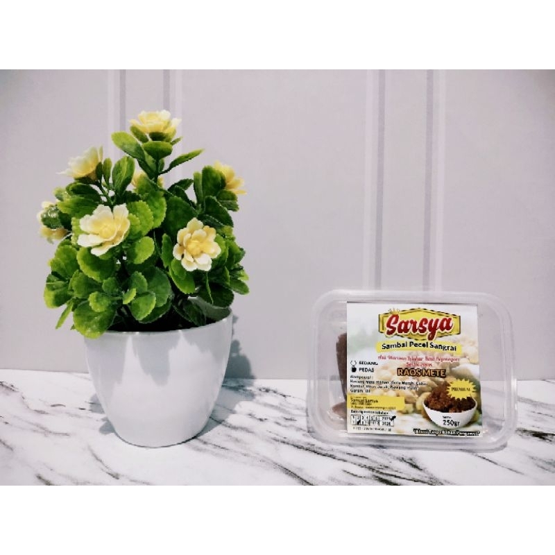 

Sambel Pecel Sangrai Sarsya Khas Bojonegoro varian Full Mete - 100gr