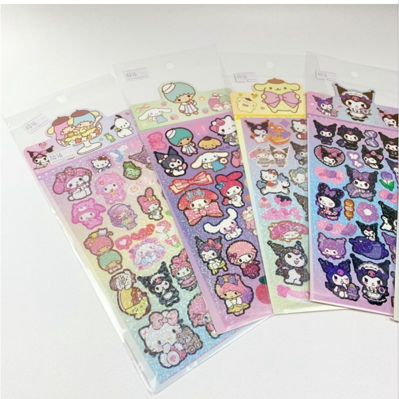 

J ( J5 ) STIKER KARAKTER KARTUN HOLOGRAM GLITTER / STICKER MOTIF LUCU