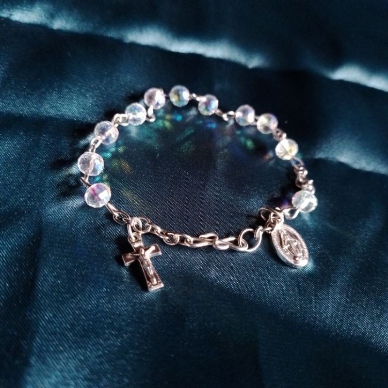 Gelang Rosario crystal swarovski round bicone