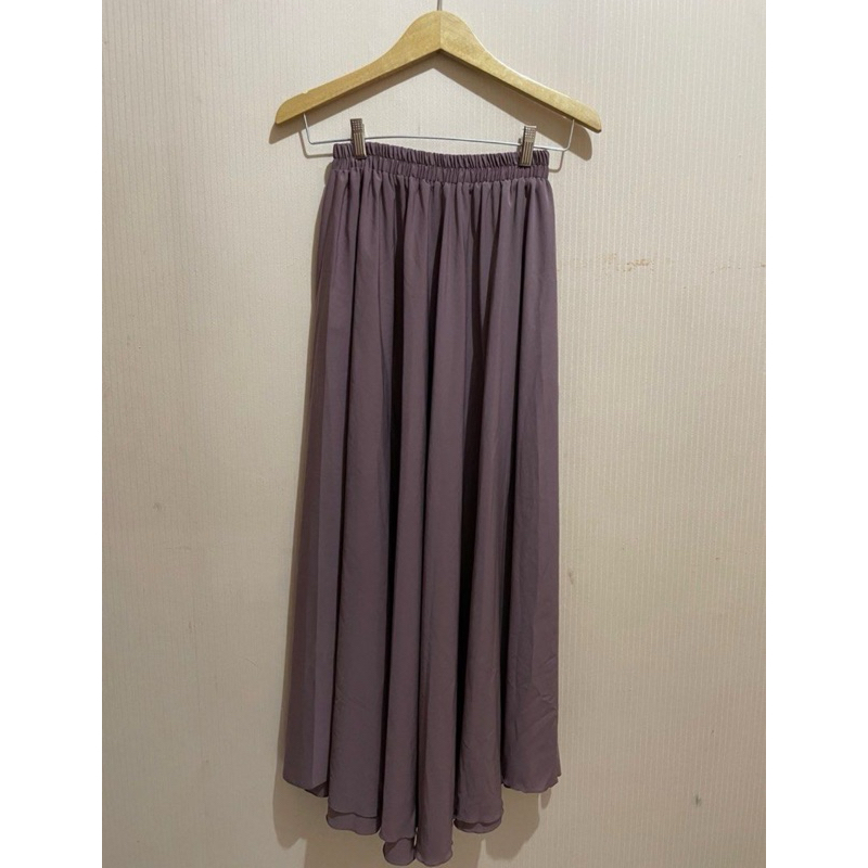 preloved rok warna mauve