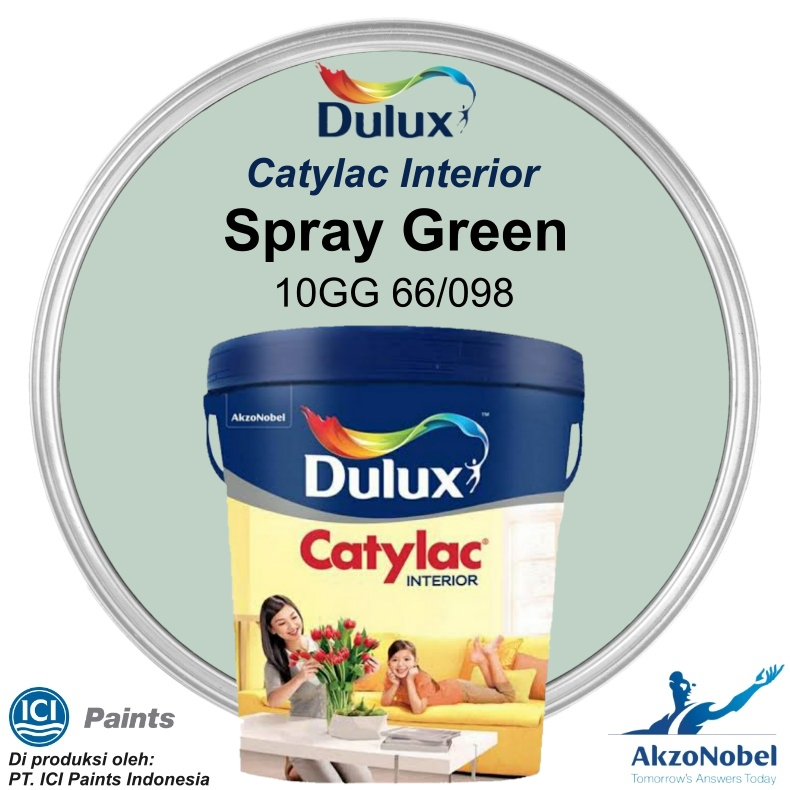 CAT DULUX CATYLAC INTERIOR 25 KG - SPRAY GREEN 10GG 66/098