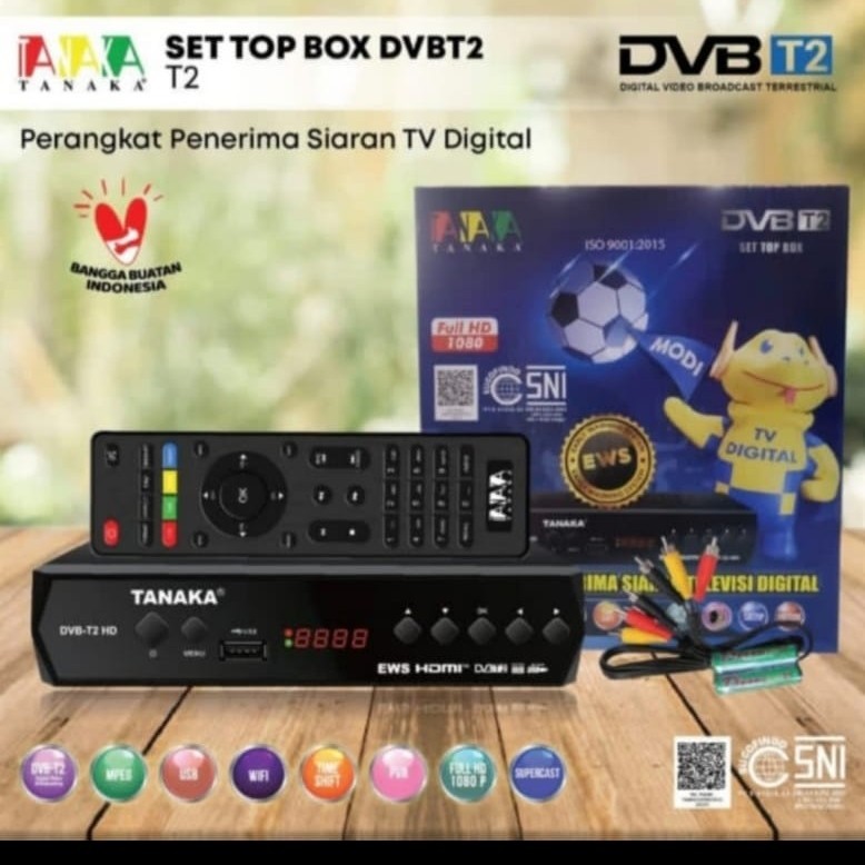 STB DVB T2 DVBT2 DVB-T2 JURASSIC SET TOP BOX DIGITAL TANAKA