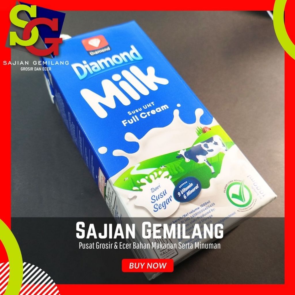 

Diamond full cream 1 Liter - Grosir Sajian Gemilang