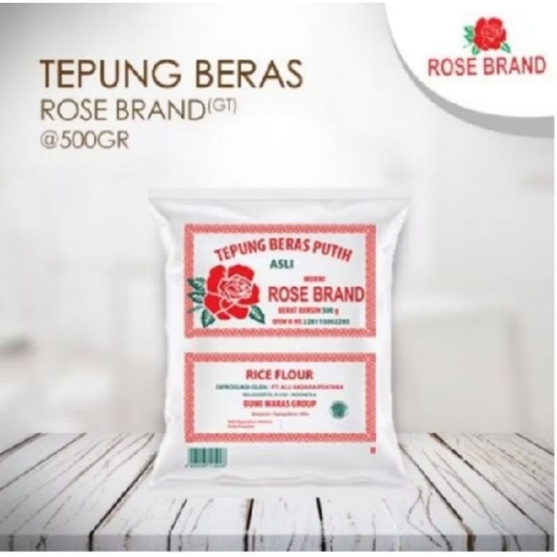 

Tepung Beras Putih Rose Brand 500gr / Tepung Beras / Rose Brand / Tepung Beras Rose Brand
