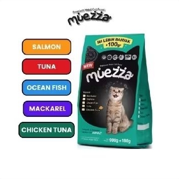 muezza  makanan kucing kering Adult 1kg