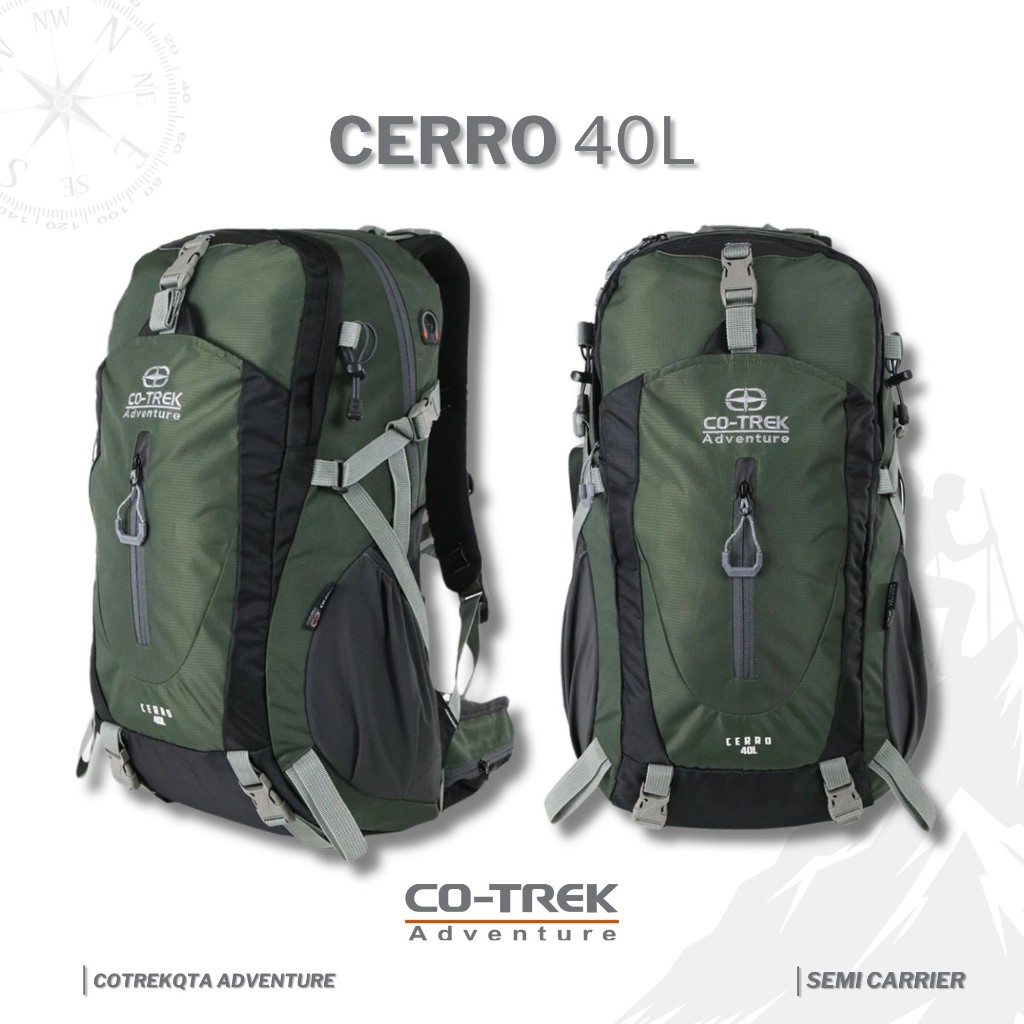 Tas Semi Carrier Cerro 40L - Cotrek Adventure 40L