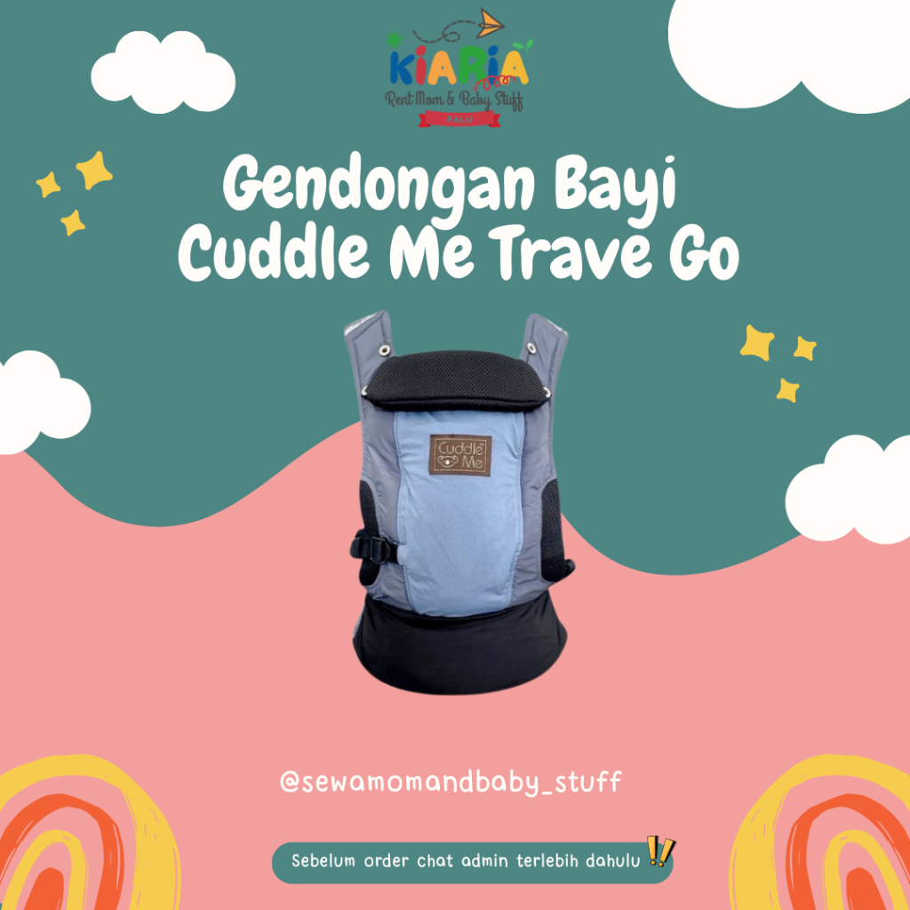 Sewa Gendongan Bayi Cuddle Me Trave Go