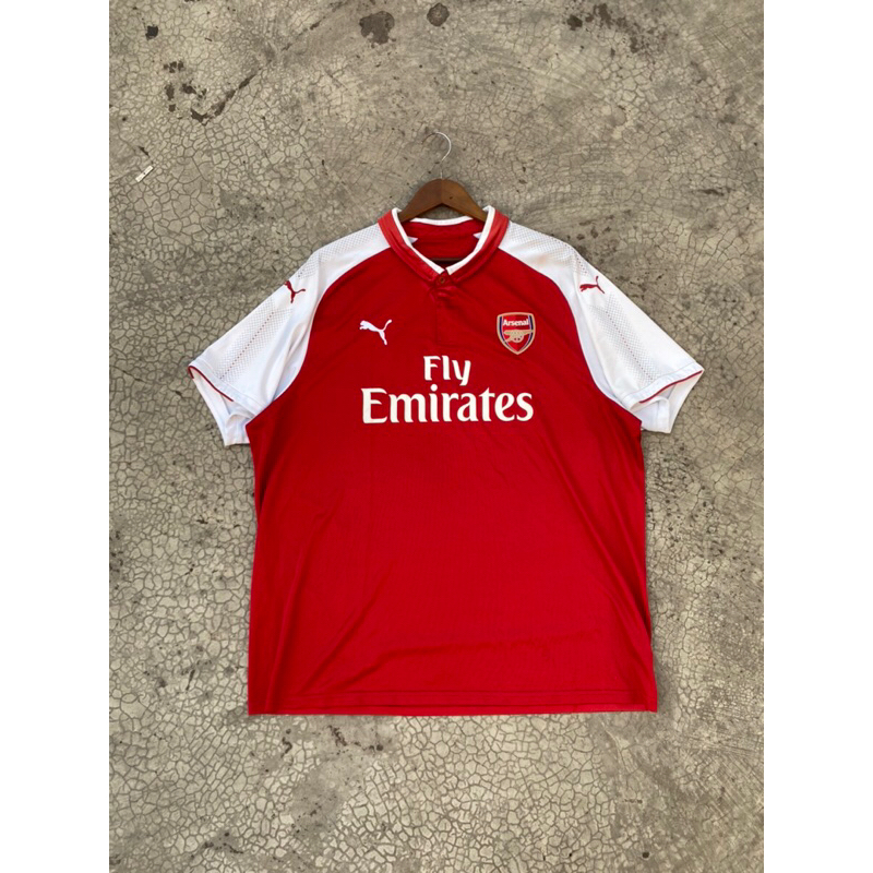 Authentic ARSENAL LONDON 2017 2018 HOME FOOTBALL SHIRT SOCCER JERSEY PUMA 751509