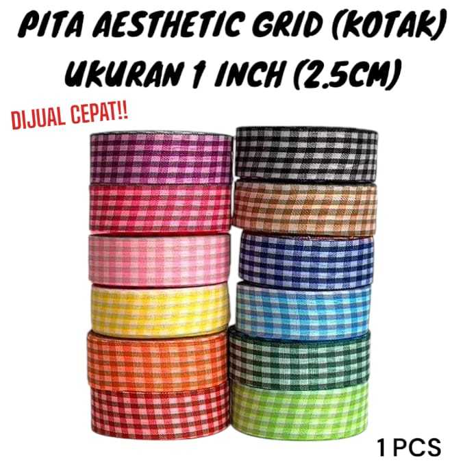 

PITA KOTAK 1 INCH (2.5CM) PANJANG 18 METER