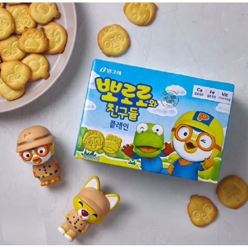 

Pororo biskuit plain 65gram/biskuit rasa tawar