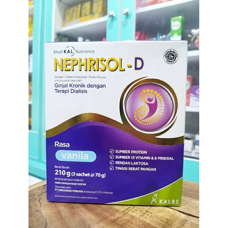 NEPHRISOL - D 210 GR 1 BOX ISI 3 SACHET | SUSU NEPRISOL