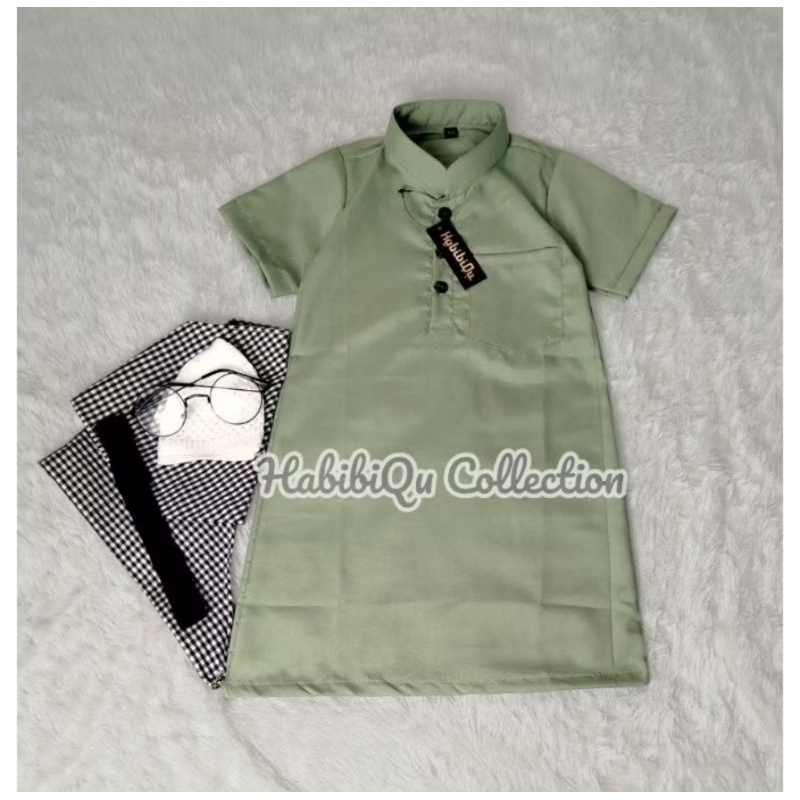 set jubah bayi anak laki laki