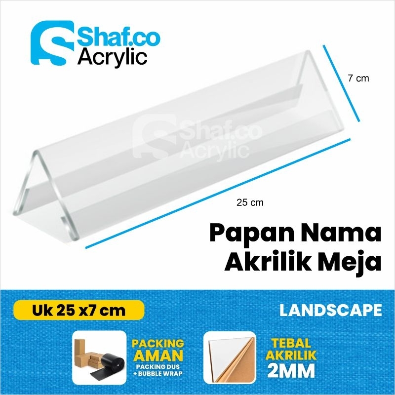 

AKRILIK PAPAN NAMA MEJA // AKRILIK MEJA // DISPLAY MEJA // PAPAN NAMA PANITIA // NAME TAG PLAT HOLDER // 2 SISI
