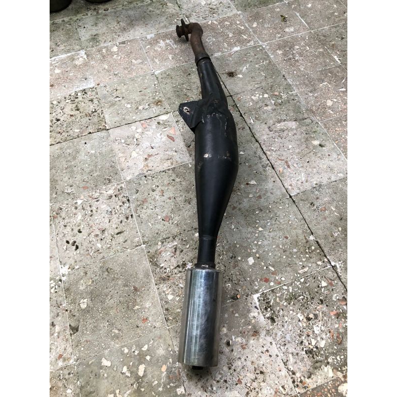 knalpot fiz r fizr f1zr f1z r original perut hitam sudah bedelan bobokan