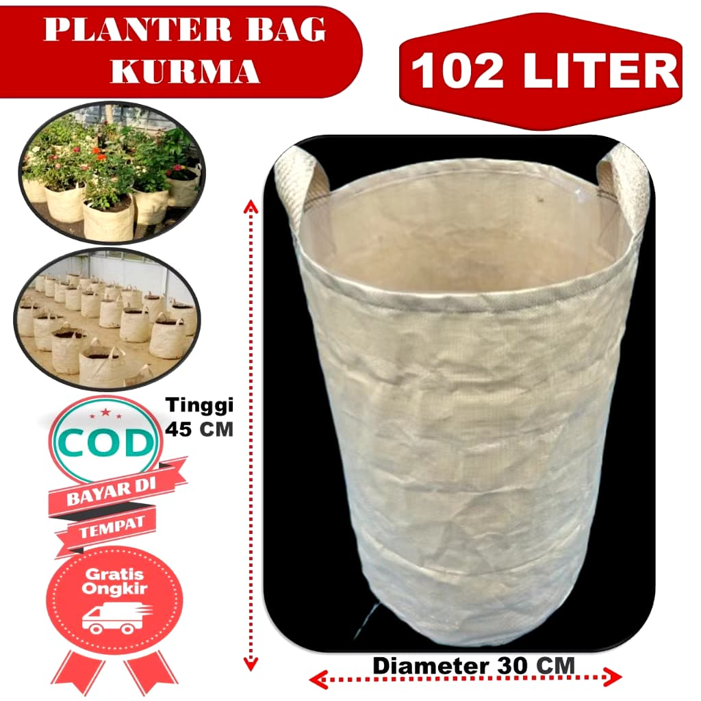 PLANTER BAG TALL 102 LITER EASY GROW / PLANTER.BAG / PLANTERBAG KURMA / PLATER BAG TAMAN /PLANTER BE