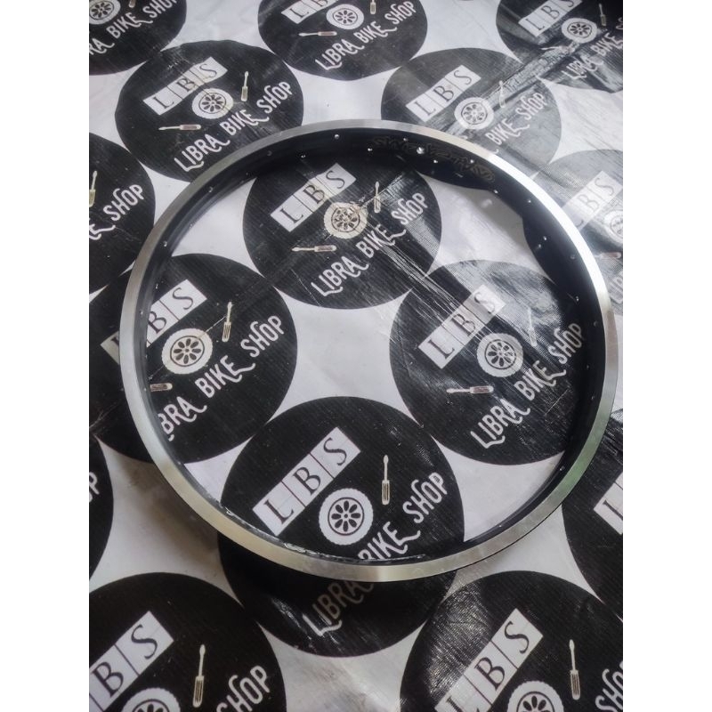 SATU BUAH RIMS BMX ALEXRIMS SUPRA DOME SUPRADOME PATIENTED CNC 20 406 DOUBLEWALL 36H HITAM