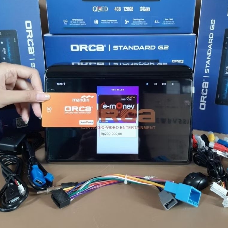 HEAD UNIT ANDROID ORCA ERTIGA 2018 - UP ANDROID 9 INCH ORCA STANDARD G2 RAM 4/128 GB - NFC - ANDROID