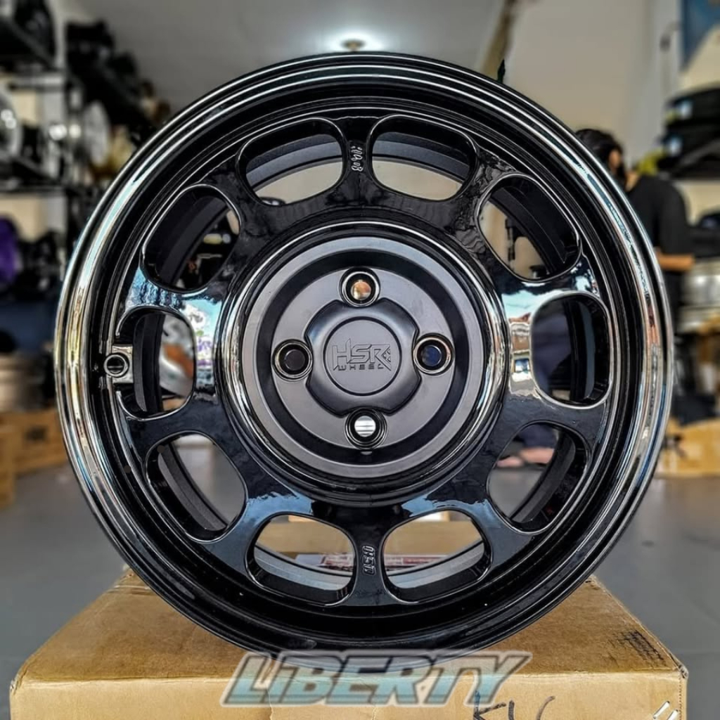 Velg HSR Model KaLenG Ring15 HSR KaLenG R15 Pcd 4x100 Cocok Buat Brio,Agya,Ayla,Brio,Calya,Sigra Dll
