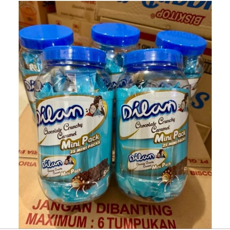 

Coklat Dilan Mini Pack Toples isi 25 pcs