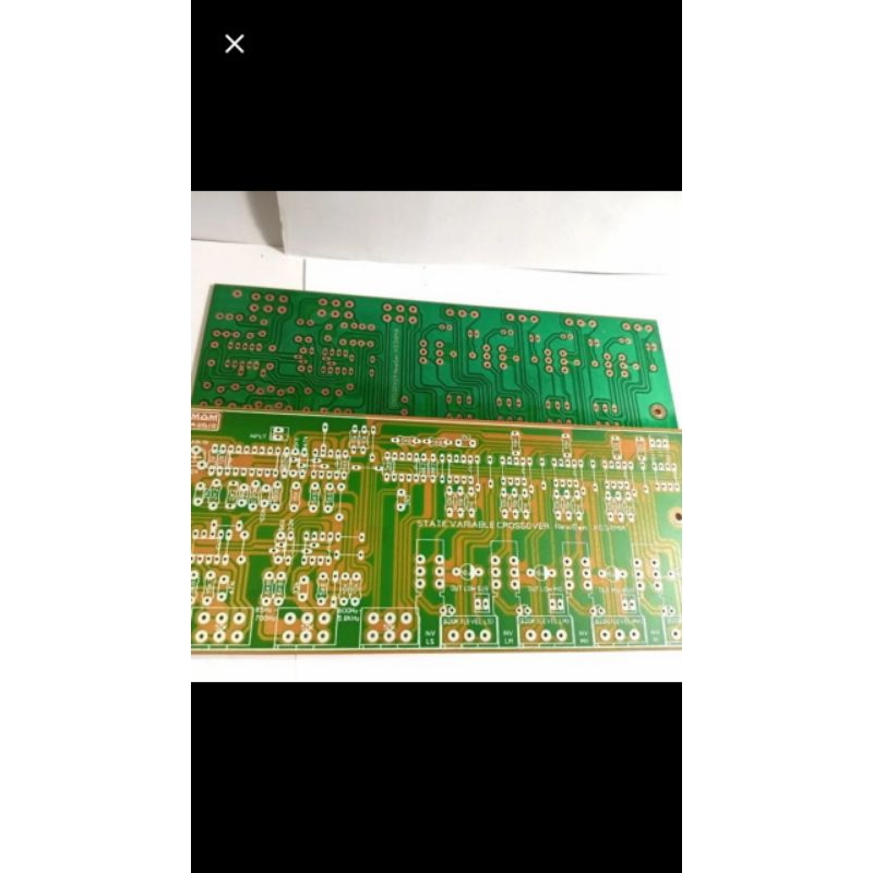 PCB crossover 4 way hik mid low sab