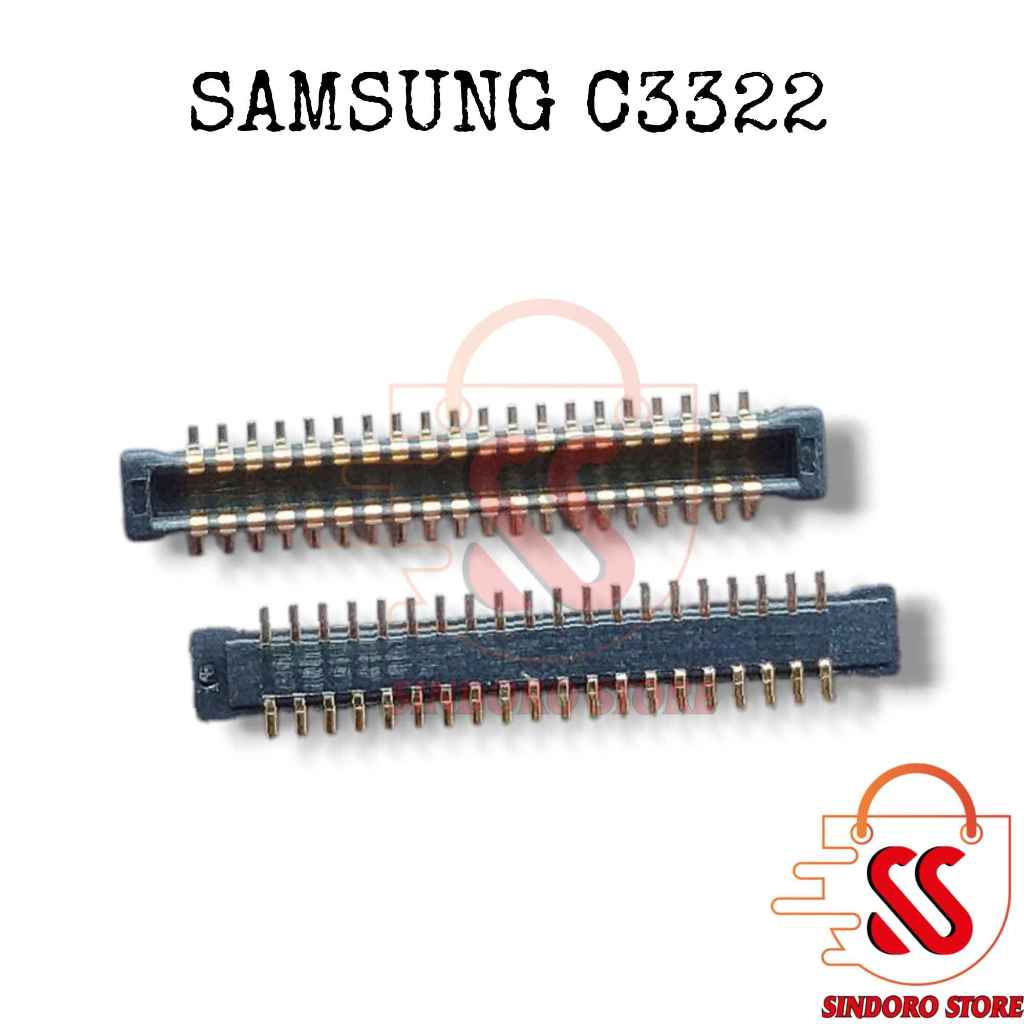 Konektor Lcd Samsung C3322 Soket Connector Socket di Mesin