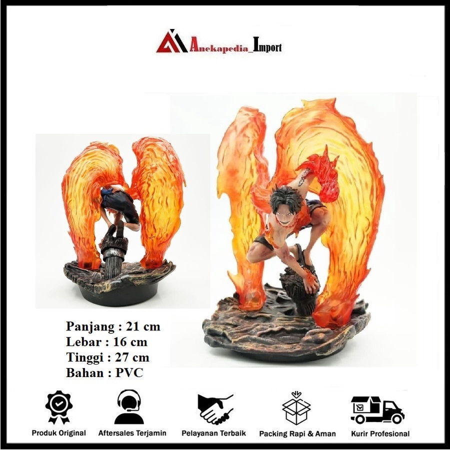 Action Figure One Piece Hiken Ace - Action Figure One Piece - Action Figure