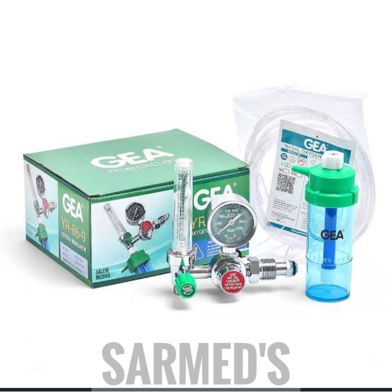 GEA Regulator Tabung Oksigen / Regulator Oksigen O2 Gea