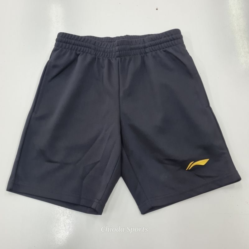 Celana Clana Pendek Short Badminton Bulutangkis Lining Li Ning Li-Ning ATSSB03 Hitam Original