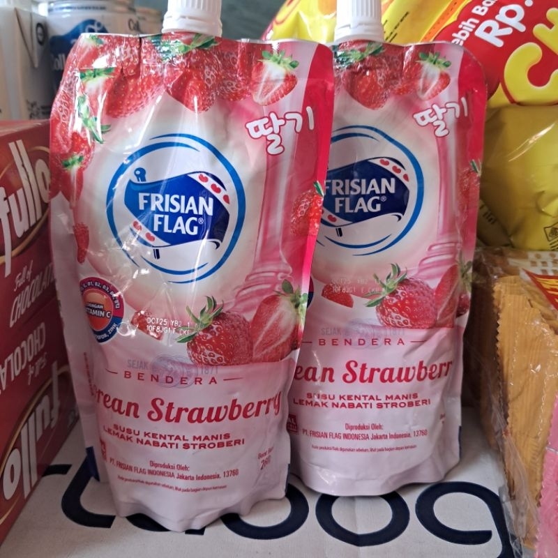 

FRISIAN FLAG Kental Manis Korean Strawberry 260 g
