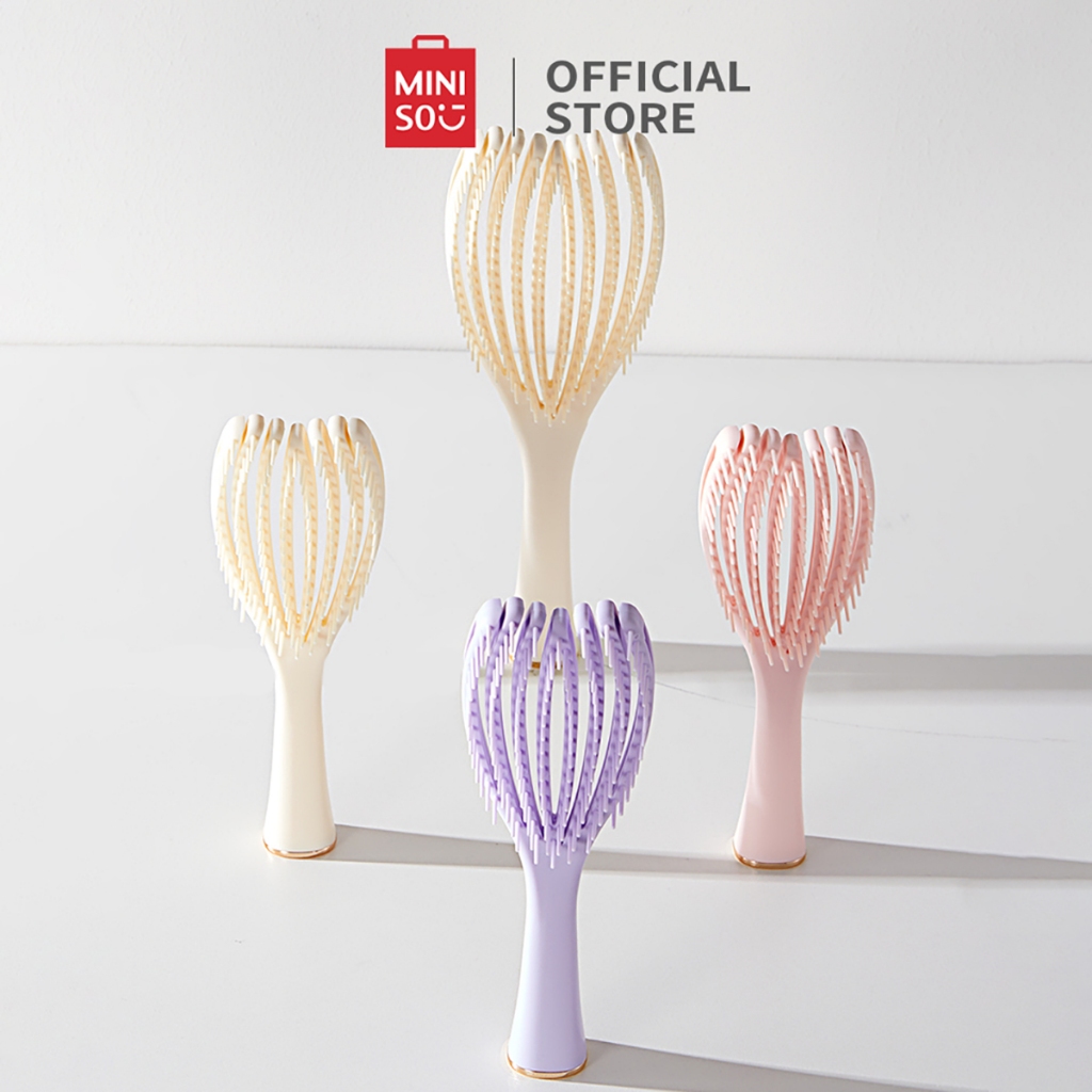 Miniso Massage comb Sisir Combs Angel Shell Massager Brush