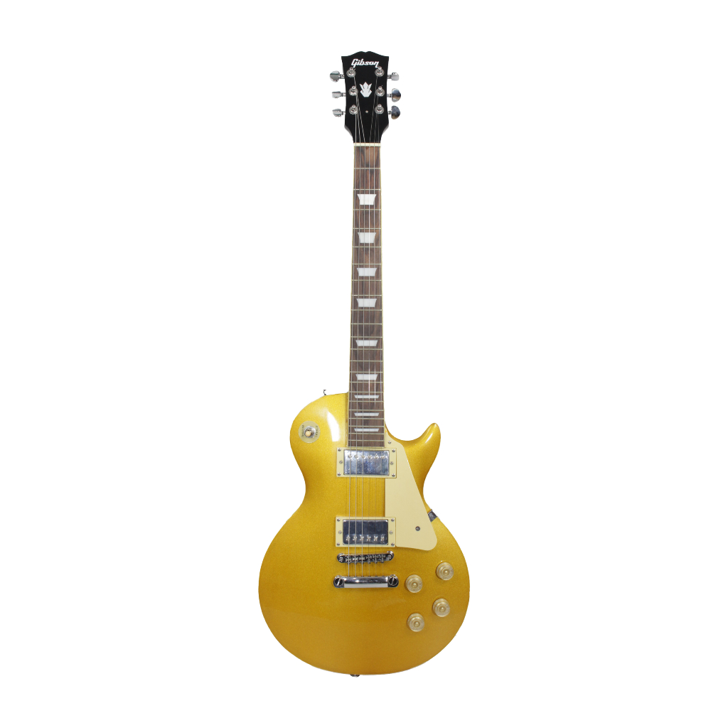 Gitar Elektrik Merk Gibson Les Paul Warna Gold Listrik LesPaul Bonus Tas dan Kabel Jack Murah Jakart