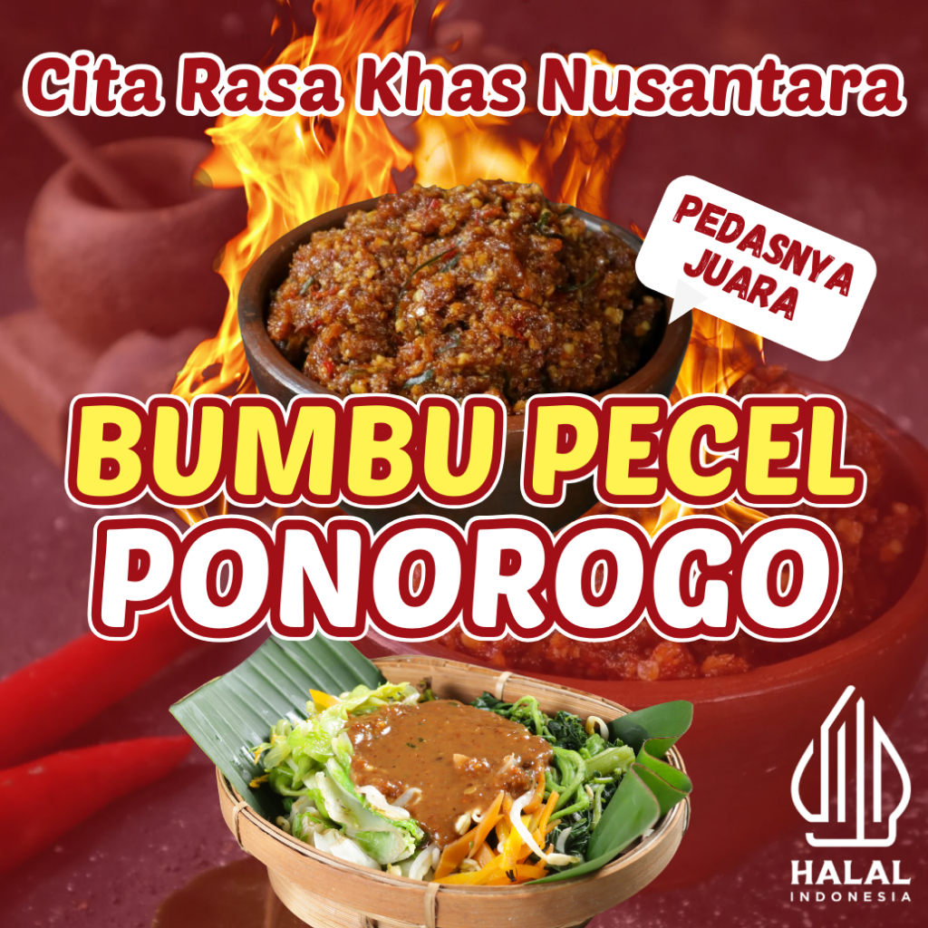 

Bumbu Pecel Ponorogo: Sambel Pedas dengan Keseimbangan Rasa yang Sempurna
