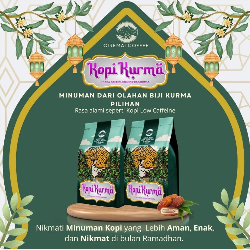 Kopi Kurma Asli Dari Biji Kurma 125 gram